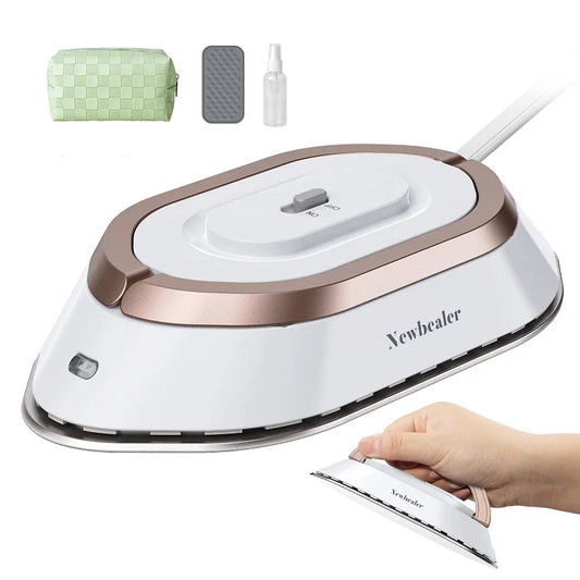 Portable Mini Electric Iron Dual-Voltage Non-Steam Travel Dry Iron 100-240V
