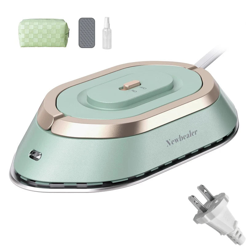 Portable Mini Electric Iron Dual-Voltage Non-Steam Travel Dry Iron 100-240V