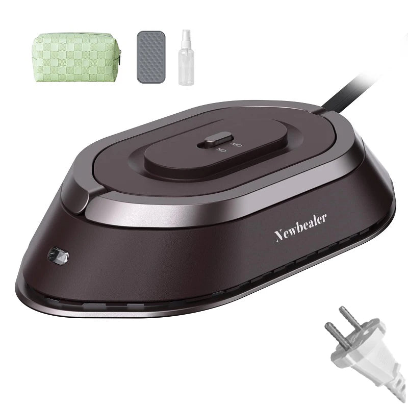 Portable Mini Electric Iron Dual-Voltage Non-Steam Travel Dry Iron 100-240V