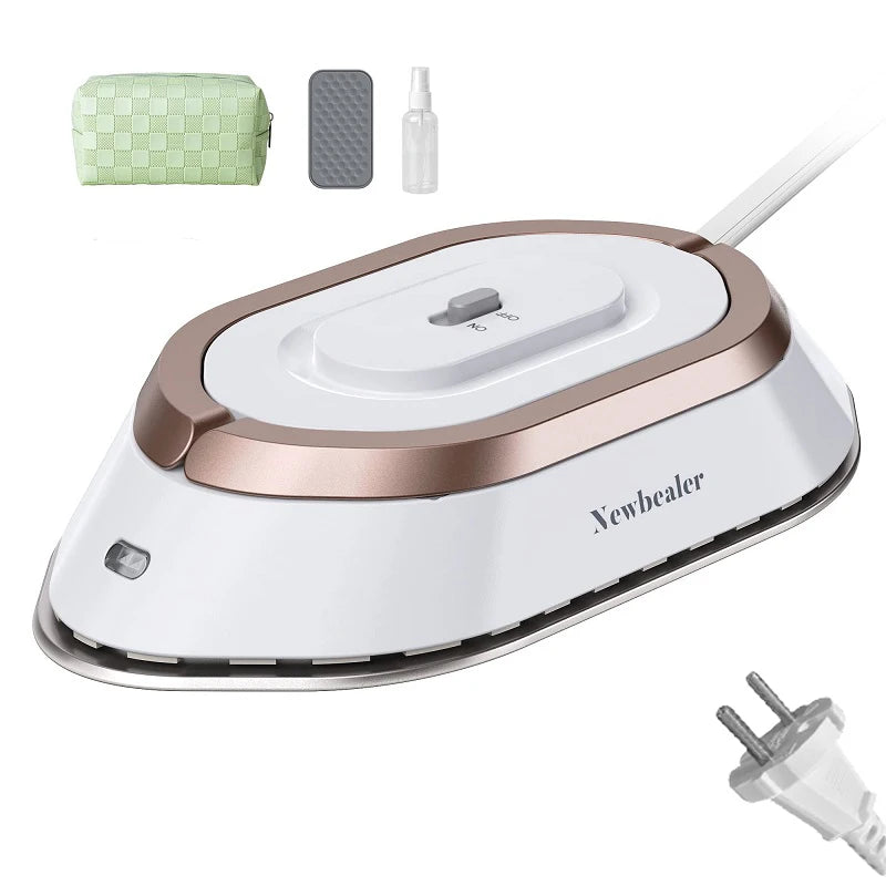 Portable Mini Electric Iron Dual-Voltage Non-Steam Travel Dry Iron 100-240V